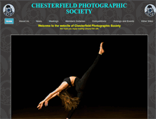 Tablet Screenshot of chesterfieldphotosociety.org